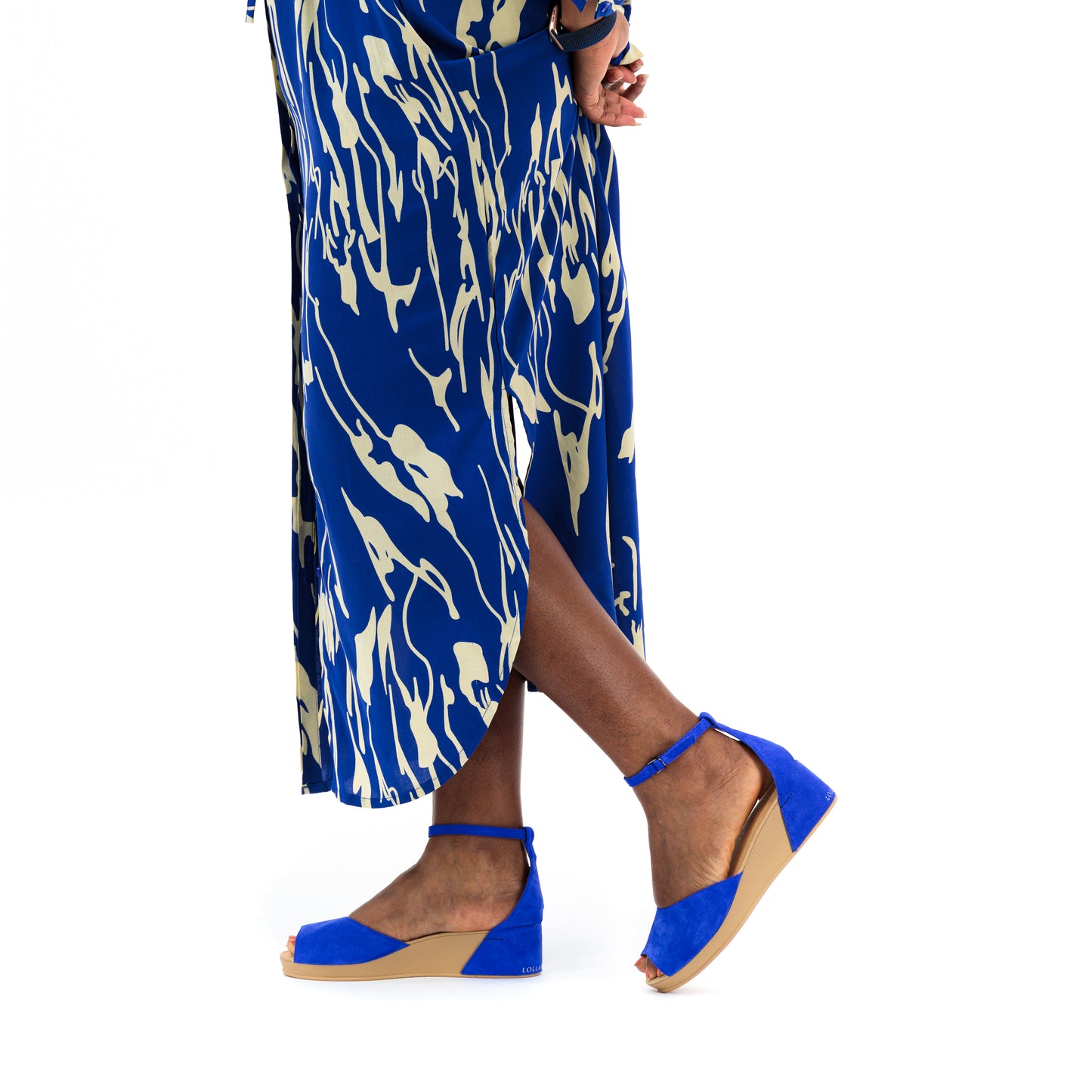 Royal Blue Wedges