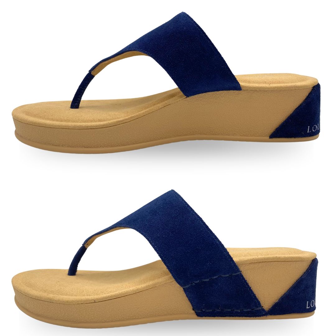 Summer Wedges Navy