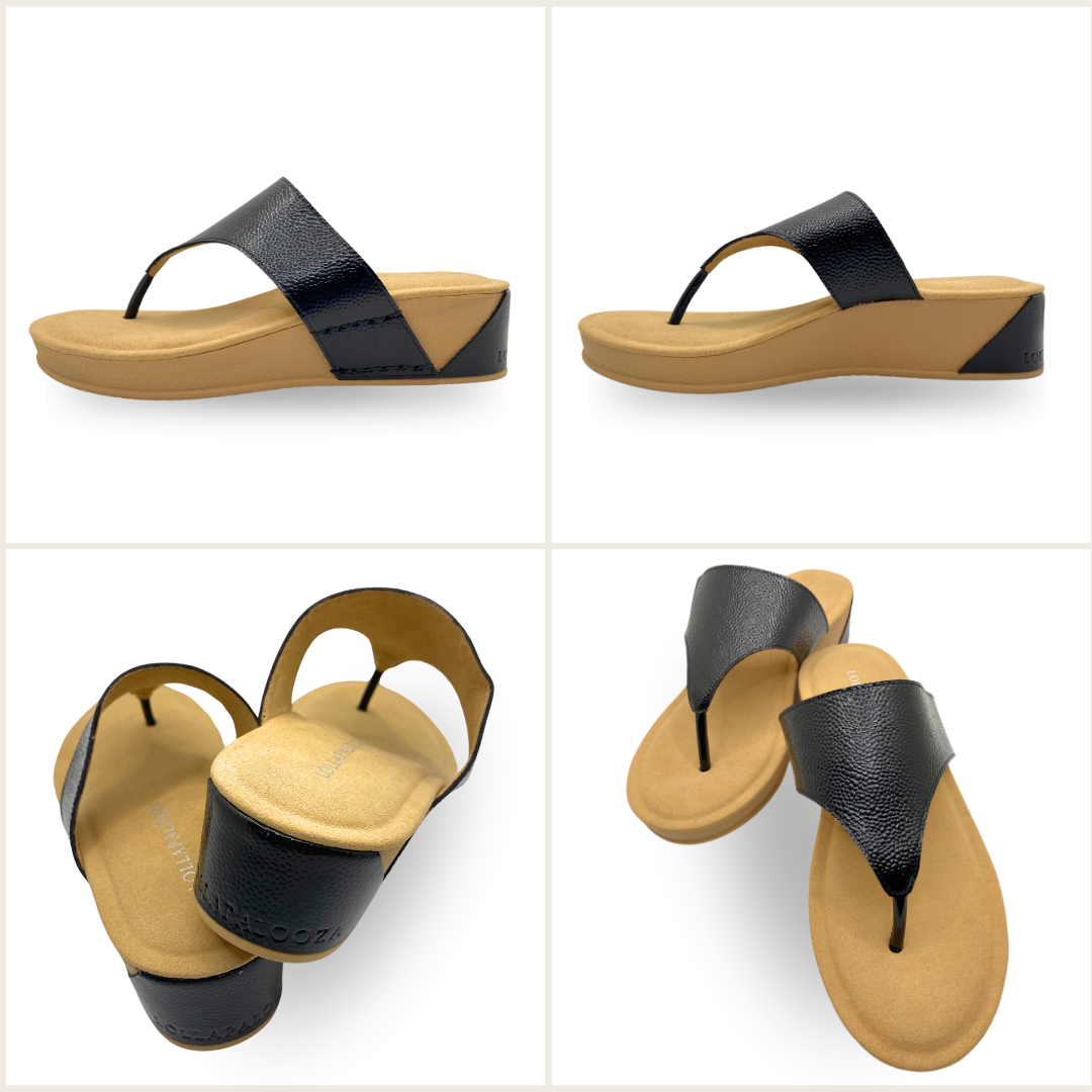 Ladies Black Wedges