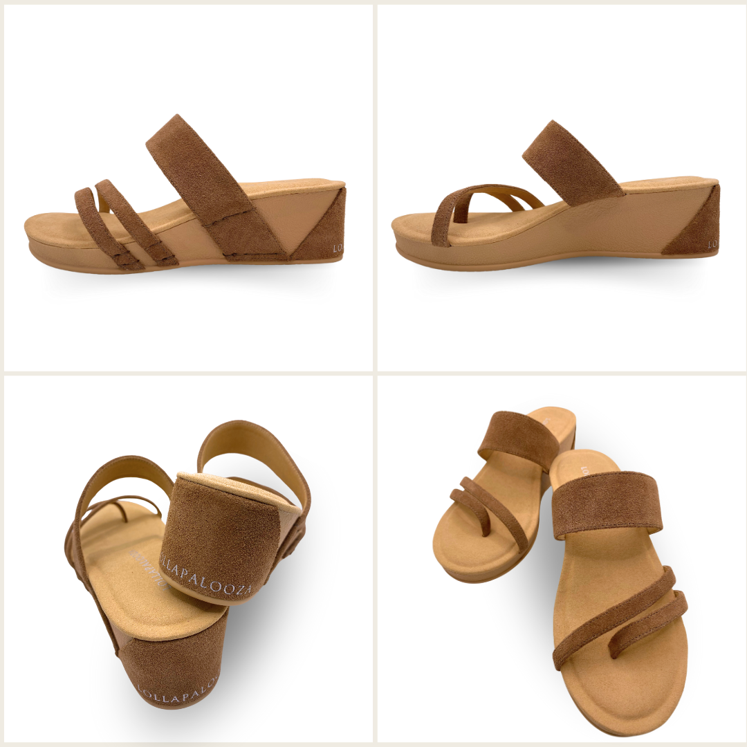 Tan Ladies Summer Wedges