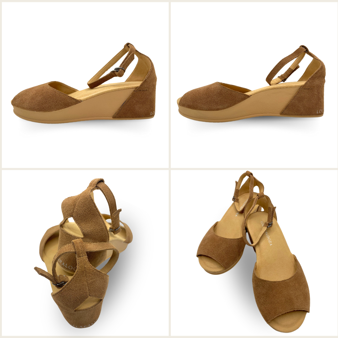 Ladies Tan Wedges